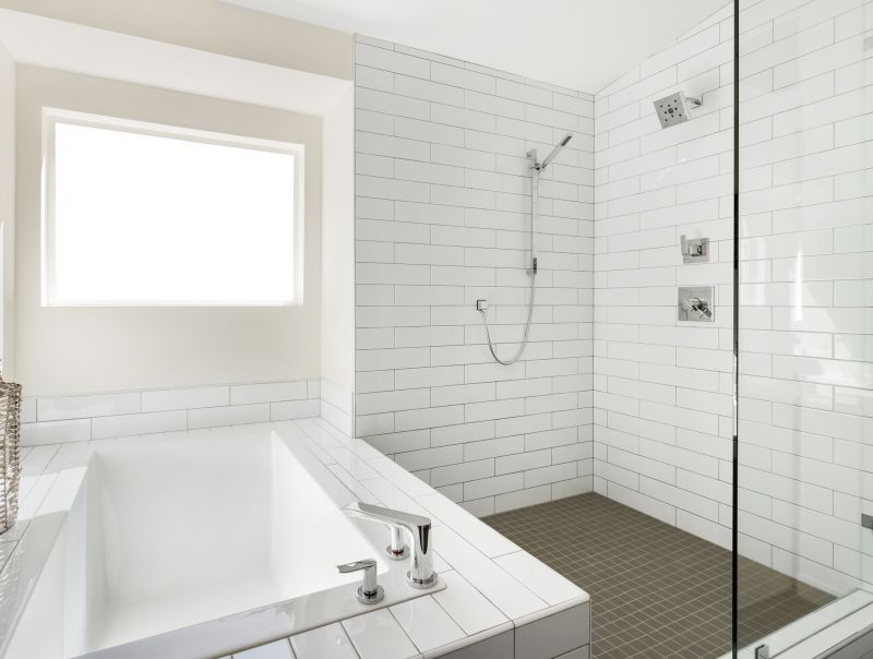 Wide Shower Areas