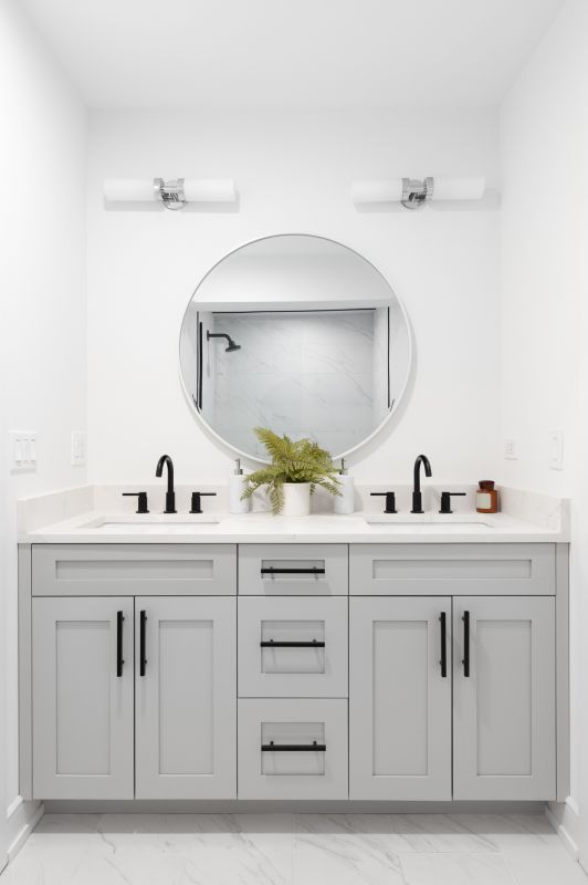Elegant Vanity with Storage